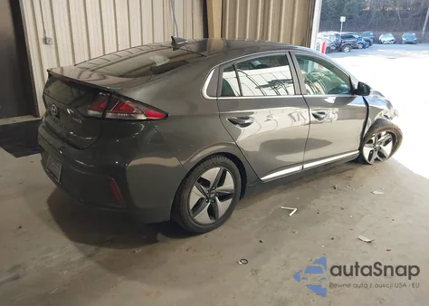 2021 Hyundai Ioniq Hybrid Sel из США, поврежденный, VIN KMHC85LC2MU259351